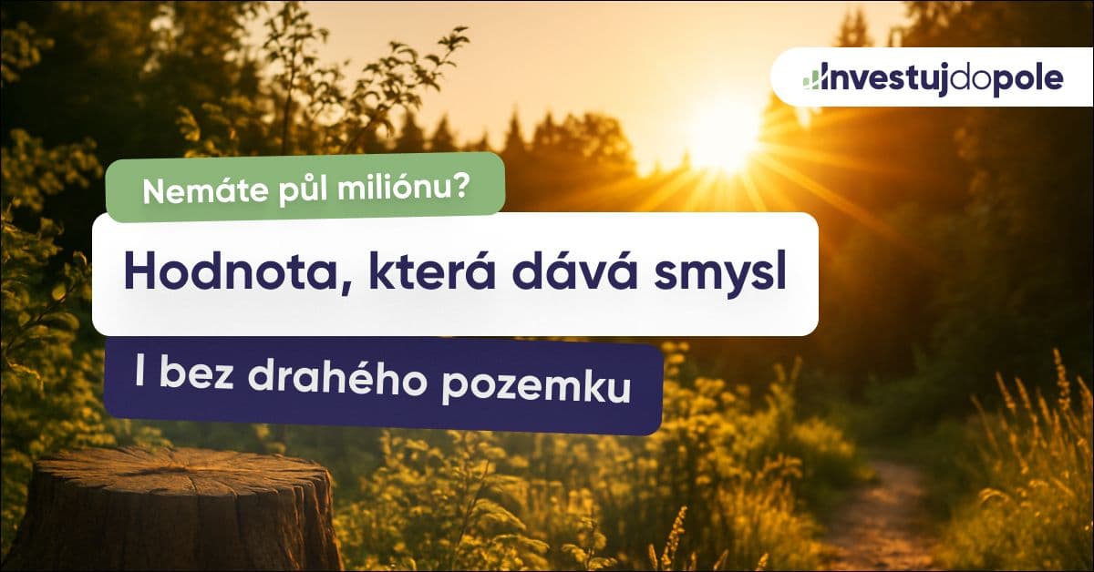 Nemáte na půlmilionový pozemek? A přesto chcete něco smysluplného?