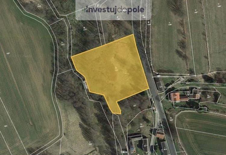 Prodej specifického pozemku 6 515 m², Pravonín - Karhule