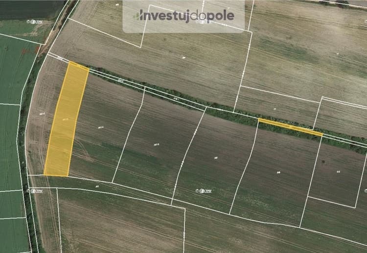 Prodej podílu 1/6 pole 1 091 m², Horní Slivno
