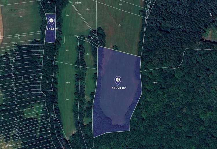 Prodej louky v k.ú. Částkov