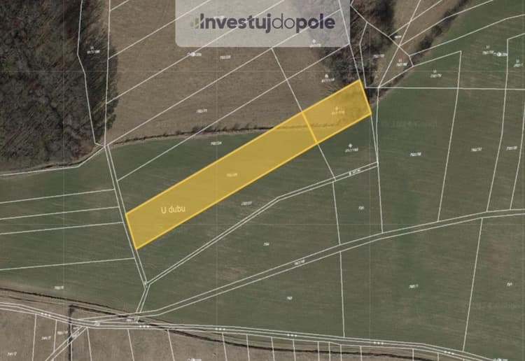 Prodej podílu 3/4 pole 4 447 m², Biskupice