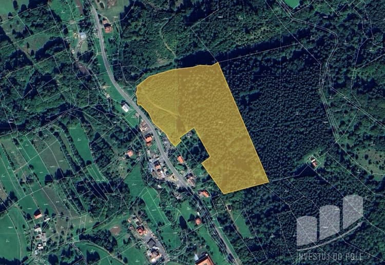 Prodej lesa 30 987 m², Huslenky