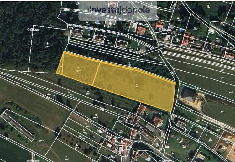 Prodej podílu 1/2 stavebního pozemku 3 638 m², Pavlíkov - Ryšín