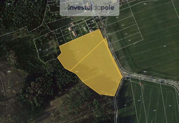 Prodej pole 21 326 m², Sedlec-Prčice - Malkovice