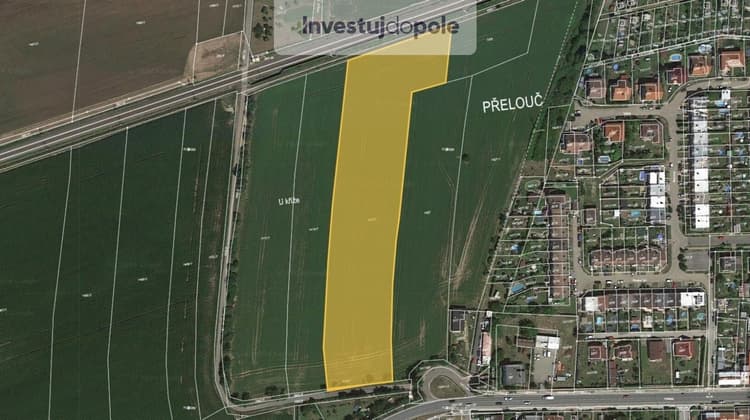 Prodej podílu 1/5 pole 2 830 m², Přelouč