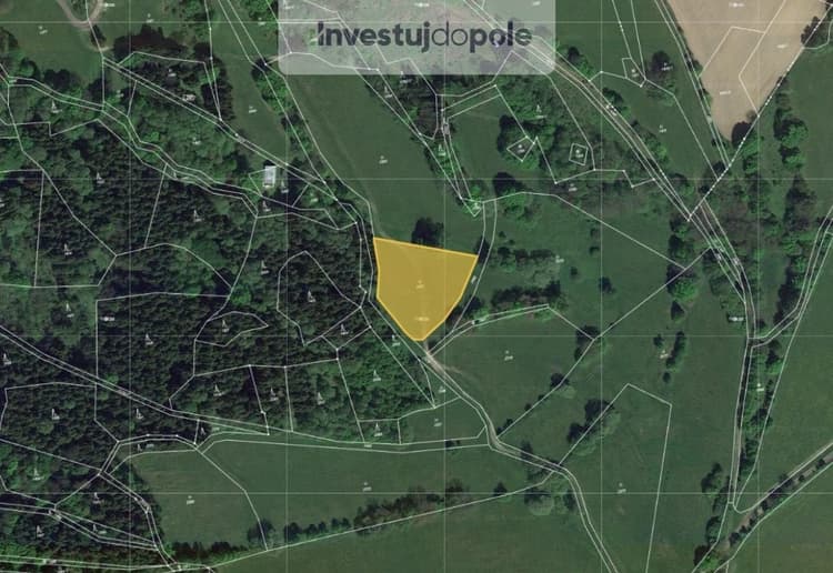 Prodej louky 2 558 m², Horní Branná - Valteřice