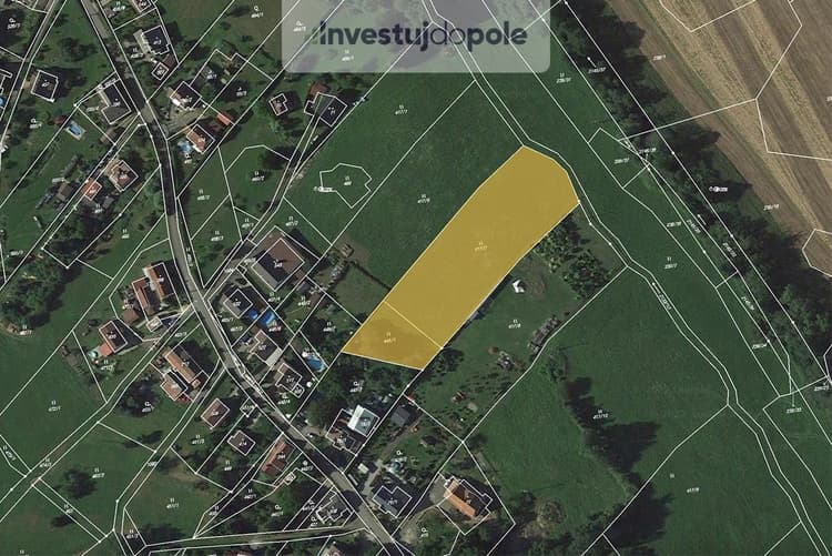 Prodej podílu 3/4 louky 3 645 m², Hrubá Skála - Doubravice