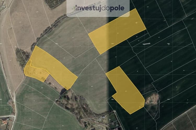 Prodej pole 40 444 m², Čisovice - Bojov