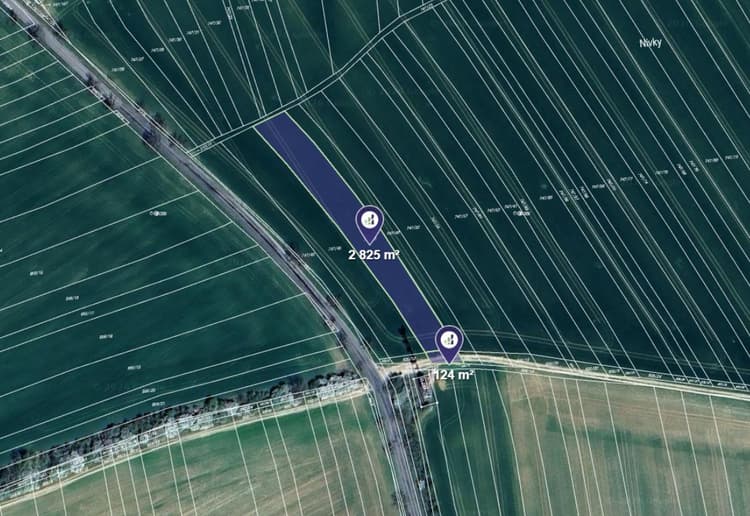 Prodej pole v k.ú. Medlov u Zborovic a Dřínov u Kroměříže