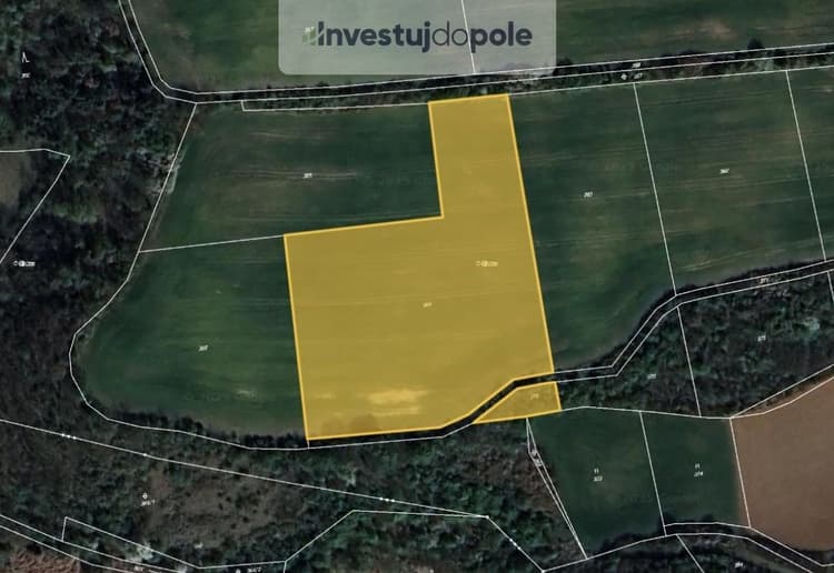 Prodej podílu 9/40 pole 2 430 m², Dobříč