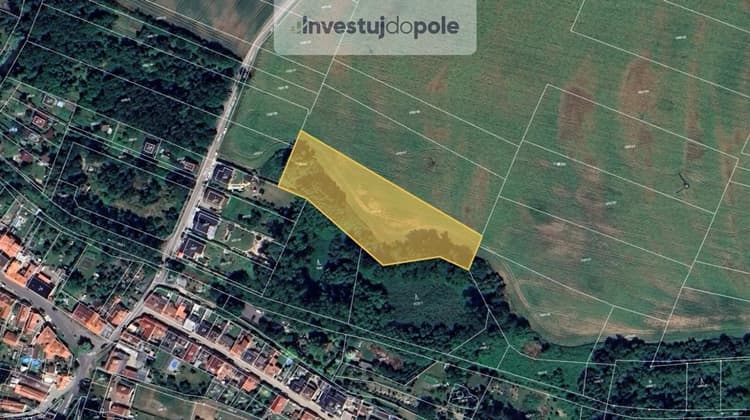 Prodej podílu 3/8 pole 2 620 m², Kostelec nad Labem