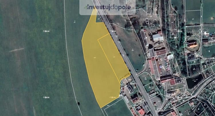 Prodej stavebního pozemku 21 724 m², Pertoltice - Dolní Pertoltice