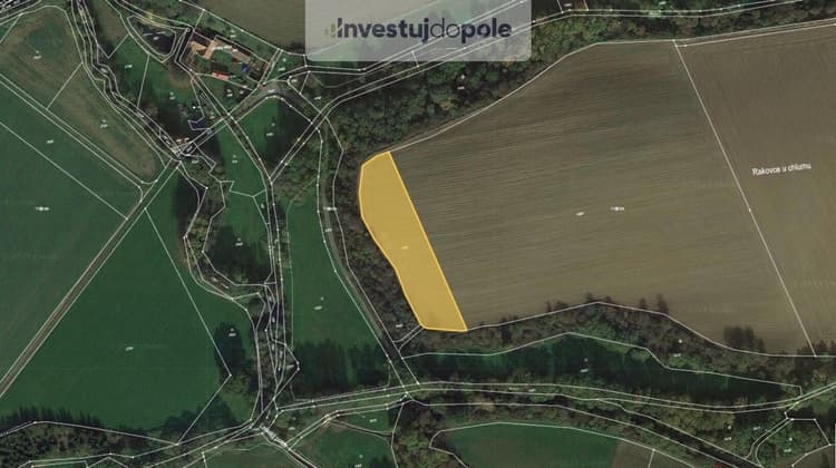 Prodej podílu 1/3 pole 1 270 m², Lomy