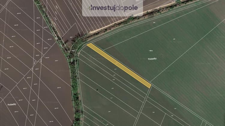 Prodej pole 1 817 m², Kostice