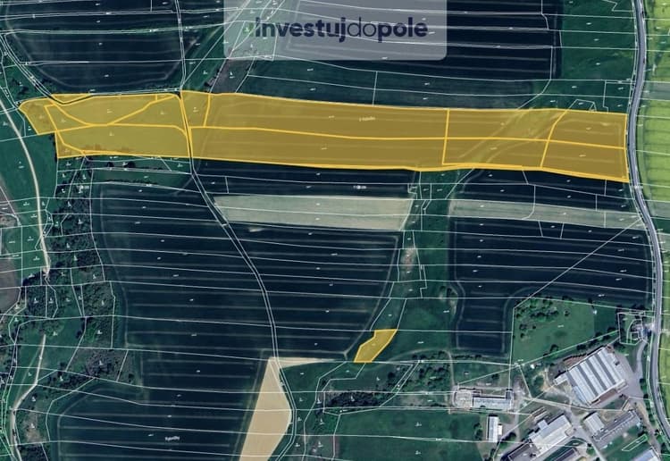 Prodej pole 166 174 m², Kamenice