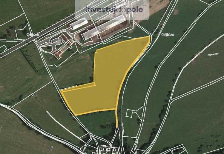 Prodej podílu 3/10 louky 7 764 m², Výsluní - Sobětice