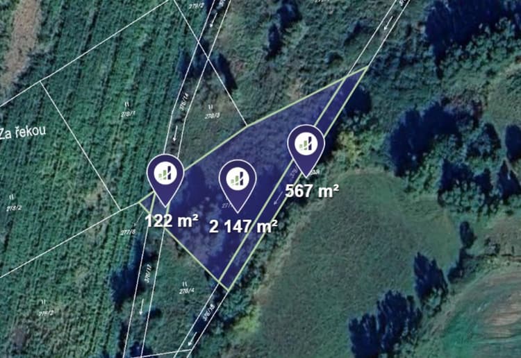 Prodej louky v k.ú. Malé Poříčí