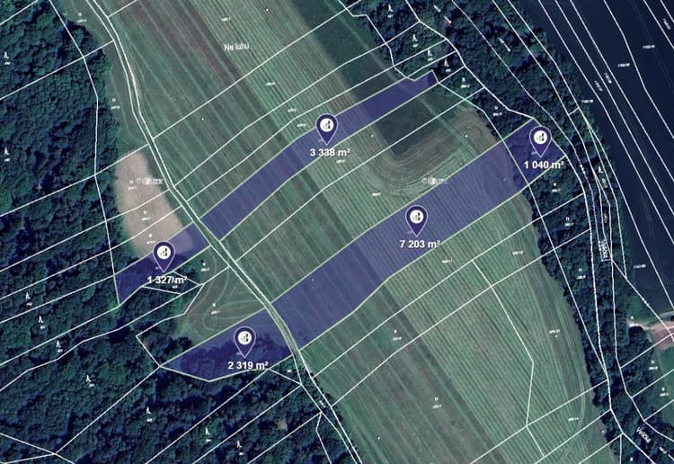 Prodej pole v k.ú. Lhotka u Hranic, Velká u Hranic a Olšovec