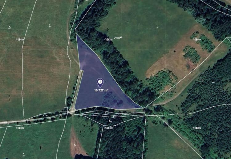 Prodej pozemku v k.ú. Arnultovice u Lučního Chvojna