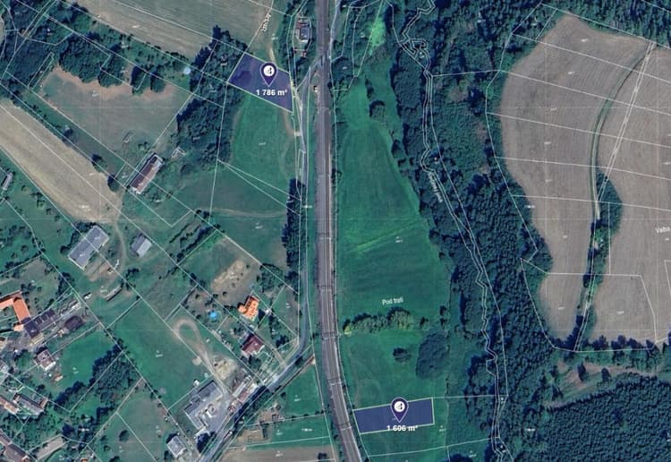 Prodej pole v k.ú. Kovčín a Kvášňovice