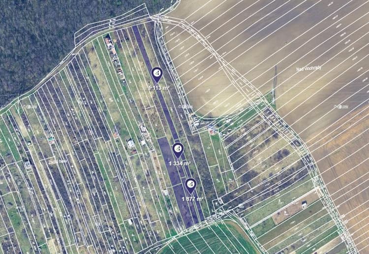 Prodej zahrady v k.ú. Kobeřice u Brna