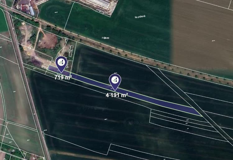 Prodej komerčního pozemku v k.ú. Budyně nad Ohří