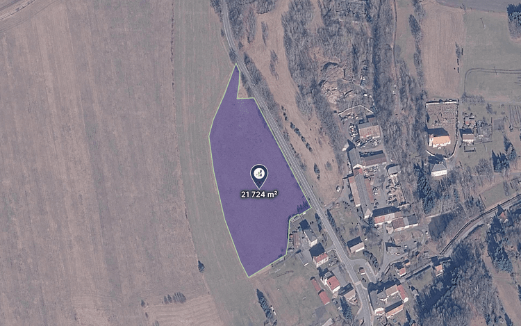 Prodej stavebního pozemku v k.ú. Dolní Pertoltice