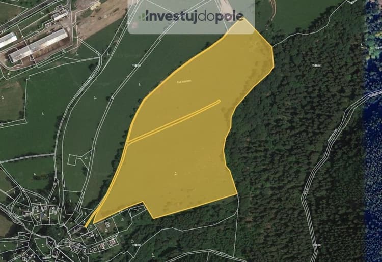 Prodej podílu 3/10 louky 24 718 m², Výsluní - Sobětice