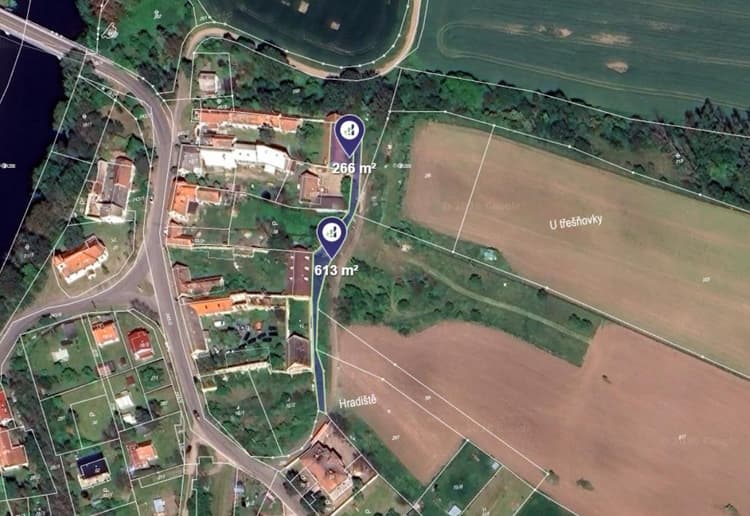 Prodej stavebního pozemku v k.ú. Hradiště nad Ohří