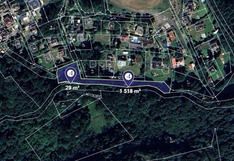 Prodej rekreačního pozemku v k.ú. Žďár u Velkého Chvojna