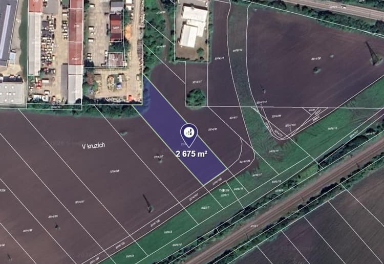 Komerční pozemek pro výrobu a skladování v Břeclavi, 2675 m2