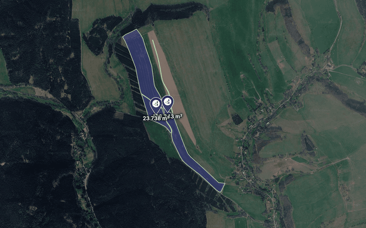 Prodej pole v k.ú. Horní Teplice