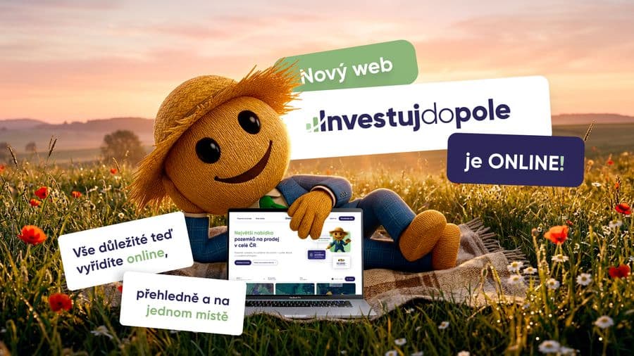 Nový web Investujdopole: Vše o pozemcích přehledně na jednom místě