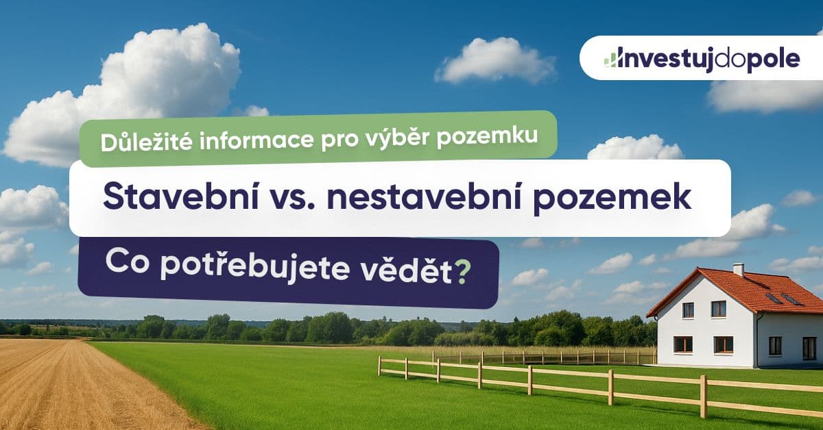 Jak poznat rozdíl mezi stavebním a nestavebním pozemkem