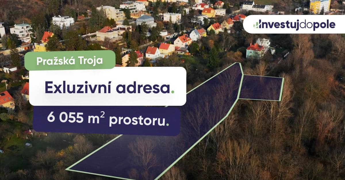 Objevte skrytý klenot pražské Troje: 6.055 m² exkluzivního pozemku na dosah historických památek