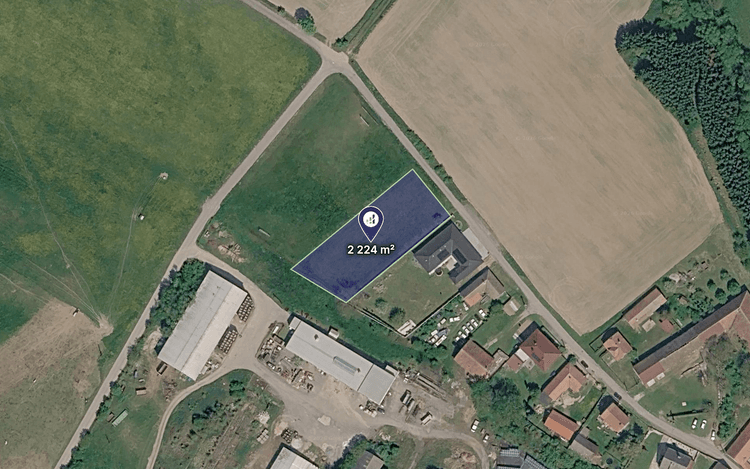 Prodej stavebního pozemku v k.ú. Holubí Zhoř