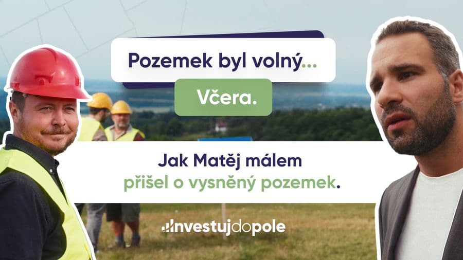 POZDĚ: Stejný pozemek už podruhé nebude