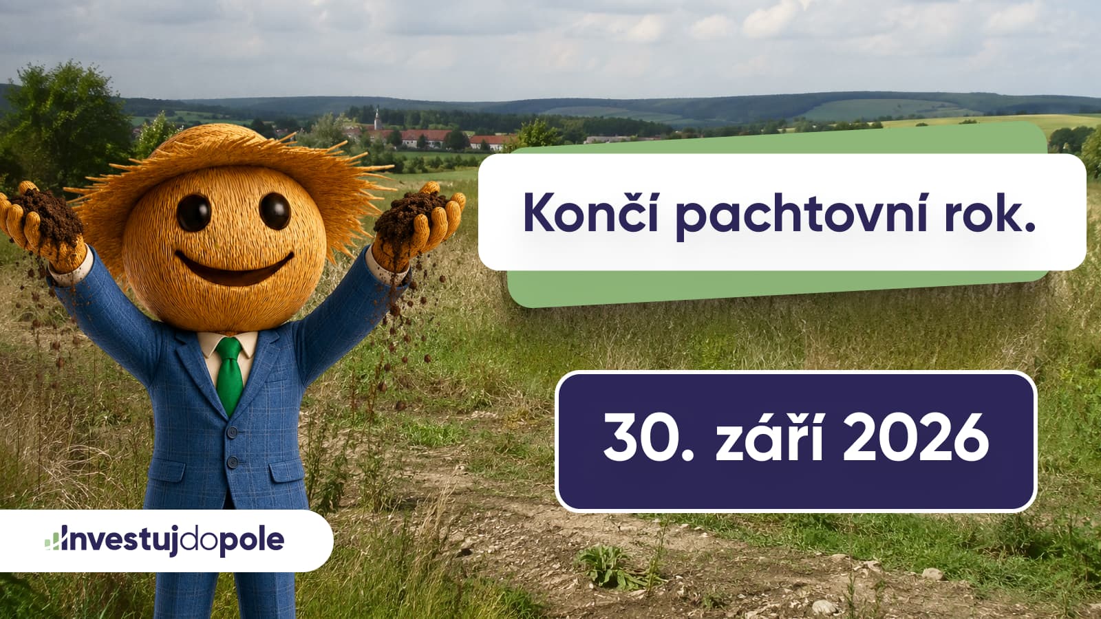 Pachtovní rok končí 30. září. Co by měl vlastník půdy vědět?